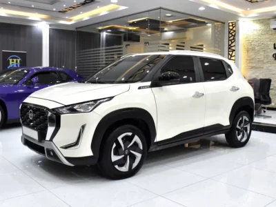 2025 Nissan Magnite S 3 Cylinders Petrol Engine White Black Crossover GCC Specs Automatic