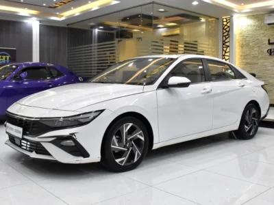 2024 Hyundai Elantra Premium 4 Cylinders Petrol Engine White Beige Sedan Chinese Specs