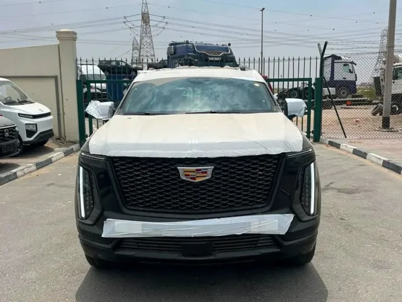 2026 Cadillac Escalade SPORT 4.0L 8 Cylinders Petrol Engine Black Red SUV GCC Specs Pristine Condition
