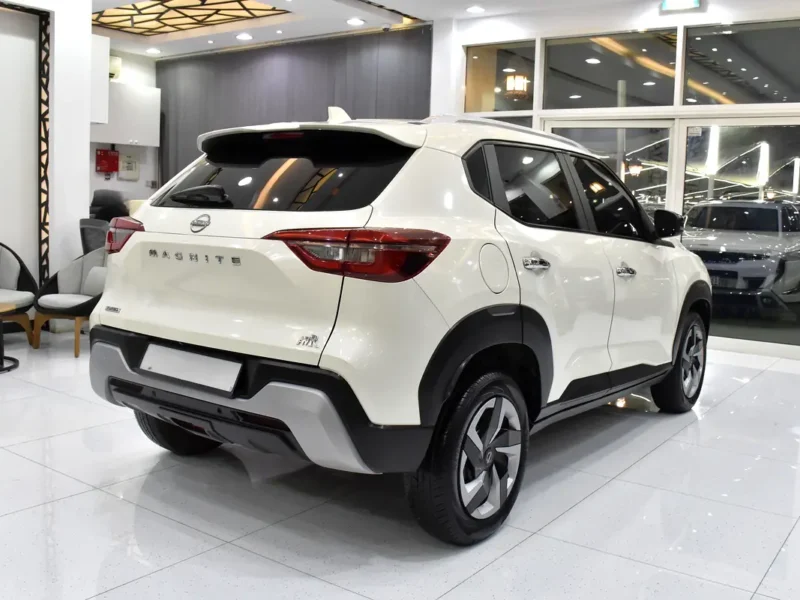 2025 Nissan Magnite S 3 Cylinders Petrol Engine White Black Crossover GCC Specs Automatic