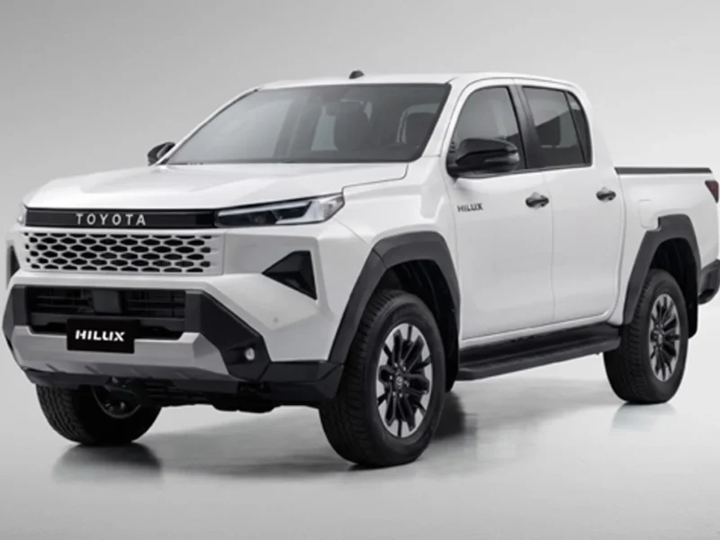 2027 TOYOTA HILUX DC PREMIUM 4.0L V6 Petrol Engine 4X4 AT White Red Pickup Truck GCC Specs