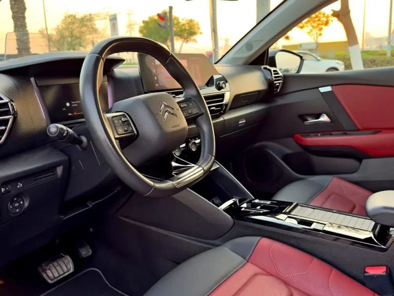 2024 Citroen C4 X YOU 3 Cylinders Petrol Engine Black Red Sedan GCC Specifications Automatic