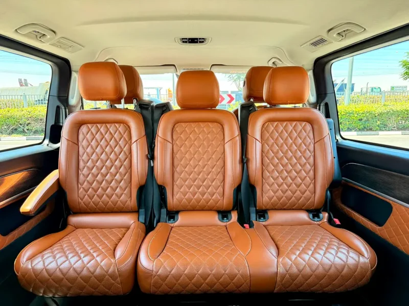 2024 Mercedes-Benz V-Class V 250 2.0 Litres 4 Cylinders Petrol Engine Black Tan Van GCC Specs