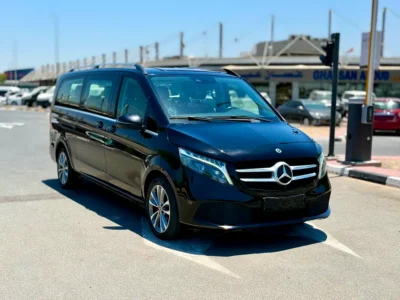 2024 Mercedes-Benz V-Class V 250 2.0 Litres 4 Cylinders Petrol Engine Black Tan Van GCC Specs
