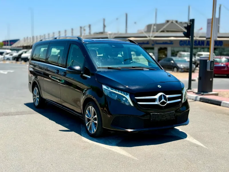 2024 Mercedes-Benz V-Class V 250 2.0 Litres 4 Cylinders Petrol Engine Black Tan Van GCC Specs