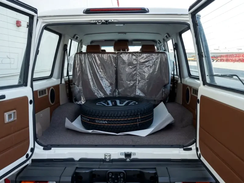 2026 Toyota Land Cruiser 70 Series LC 76 LX 4.0 Litres 6 Cylinders Petrol Engine White tan SUV