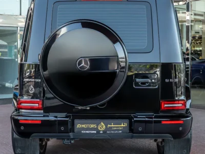 2021 Mercedes-Benz G-Class G 63 AMG 4.0 Litres V8 Biturbo Petrol Engine Black Red SUV GCC