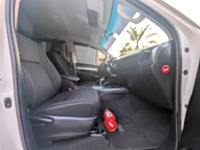 2018 Toyota Hilux Double Cab TRD 4.0 Litres 6 Cylinders Petrol Engine White Grey Pickup Truck