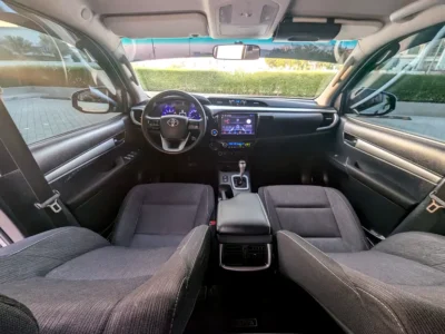 2018 Toyota Hilux Double Cab TRD 4.0 Litres 6 Cylinders Petrol Engine White Grey Pickup Truck