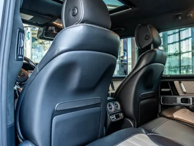 2021 Mercedes-Benz G-Class G 63 AMG 4.0 Litres V8 Biturbo Petrol Engine Grey White SUV