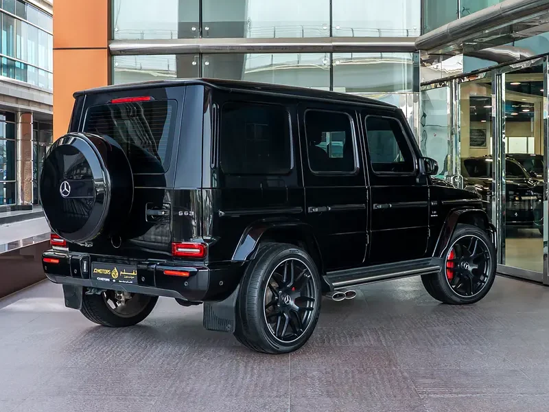 2021 Mercedes-Benz G-Class G 63 AMG 4.0 Litres V8 Biturbo Petrol Engine Black Red SUV GCC