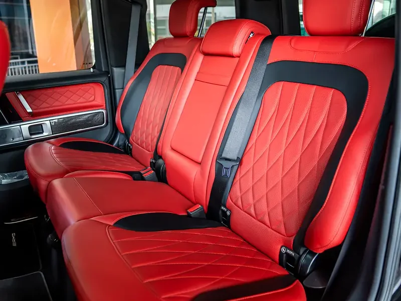 2021 Mercedes-Benz G-Class G 63 AMG 4.0 Litres V8 Biturbo Petrol Engine Black Red SUV GCC