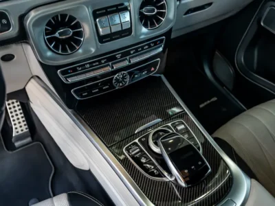 2021 Mercedes-Benz G-Class G 63 AMG 4.0 Litres V8 Biturbo Petrol Engine Grey White SUV