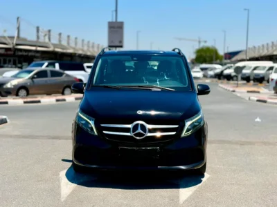 2024 Mercedes-Benz V-Class V 250 2.0 Litres 4 Cylinders Petrol Engine Black Tan Van GCC Specs