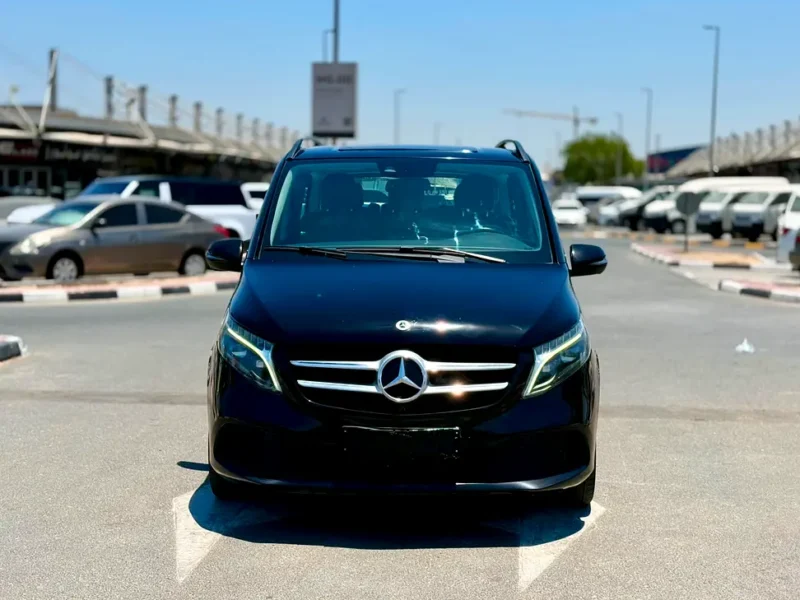 2024 Mercedes-Benz V-Class V 250 2.0 Litres 4 Cylinders Petrol Engine Black Tan Van GCC Specs