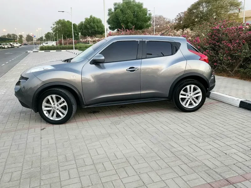 2012 Nissan Juke SV 4 Cylinders Petrol Engine Grey Black Crossover GCC Specs Automatic