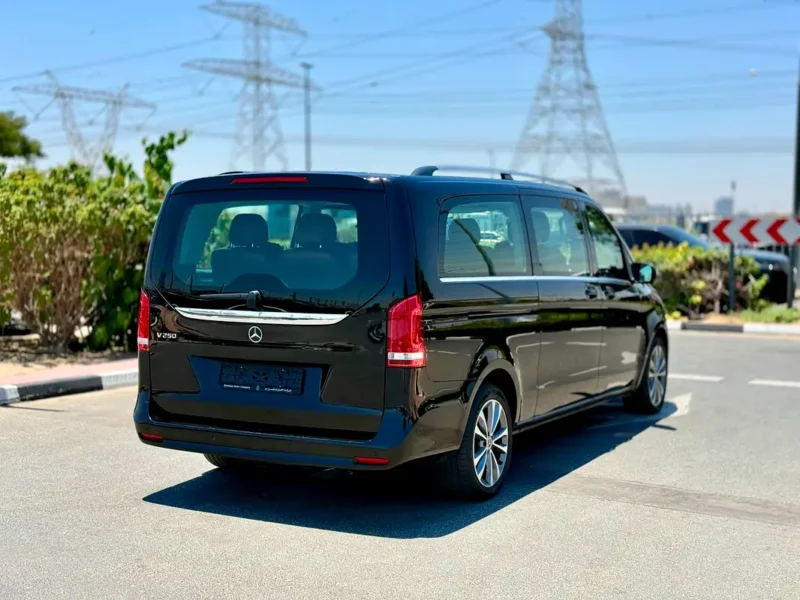 2024 Mercedes-Benz V-Class V 250 2.0 Litres 4 Cylinders Petrol Engine Black Tan Van GCC Specs