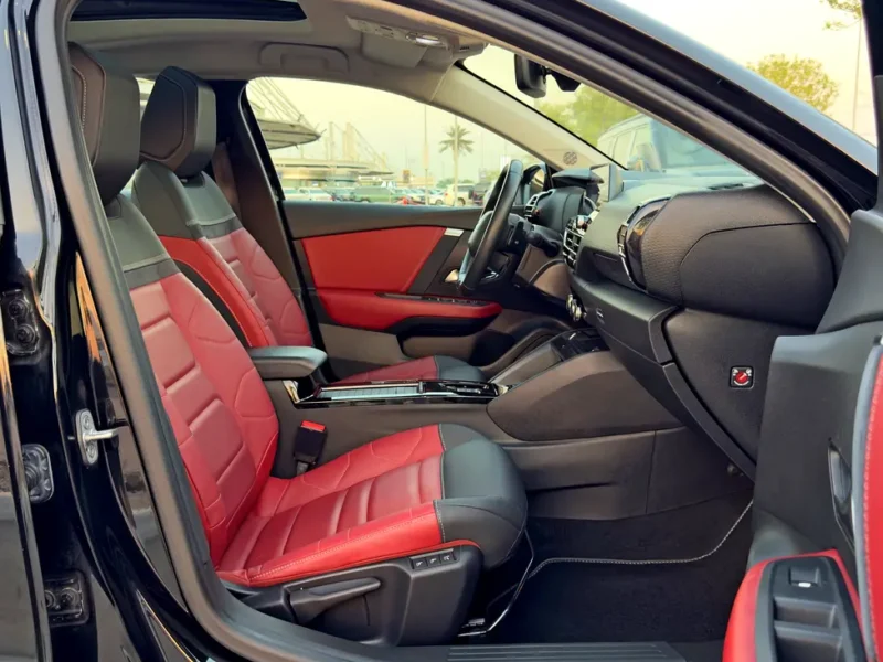 2024 Citroen C4 X YOU 3 Cylinders Petrol Engine Black Red Sedan GCC Specifications Automatic