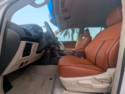 2019 Toyota Prado EXR 2.7 Litres 4 Cylinders Petrol Engine White Beige SUV GCC Specs