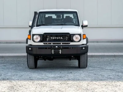 2026 Toyota Land Cruiser 70 Series LC 76 LX 4.0 Litres 6 Cylinders Petrol Engine White tan SUV