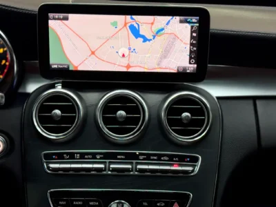 2020 Mercedes-Benz C-Class C200 4 Cylinders Petrol Engine Grey Red Sedan GCC Specs