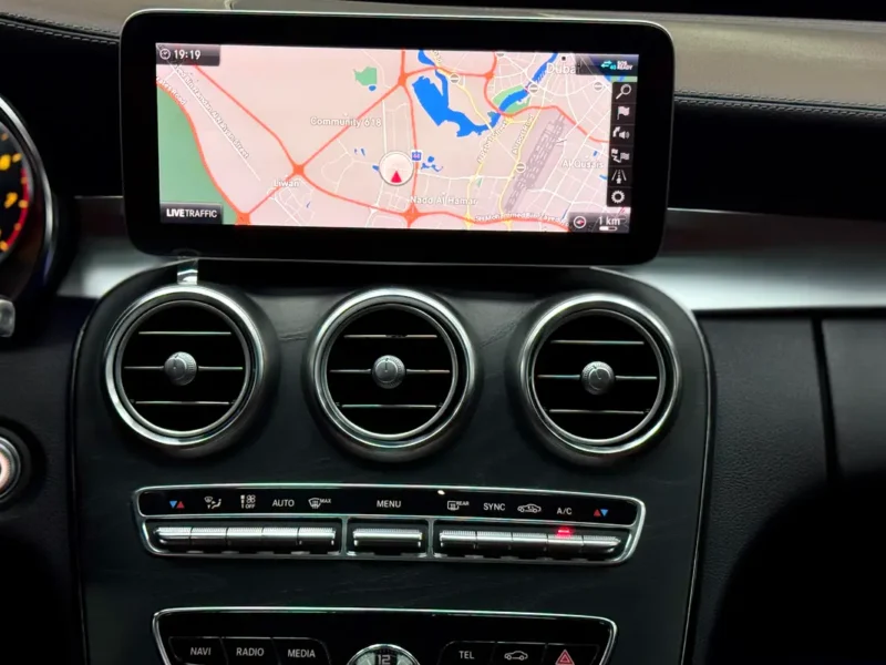 2020 Mercedes-Benz C-Class C200 4 Cylinders Petrol Engine Grey Red Sedan GCC Specs