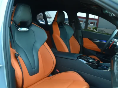 2025 BMW M5 Competition 8 Cylinders Hybrid Engine Grey Orange Sedan GCC Specs