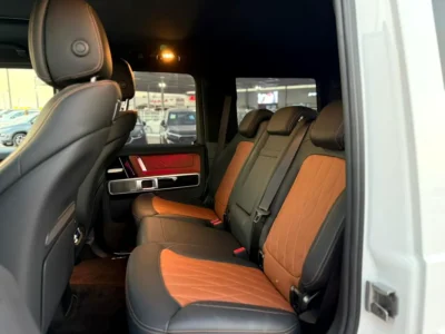 2023 Mercedes-Benz G-Class G 63 AMG 4.0L Bi-turbo V8 Petrol Engine White Brown SUV