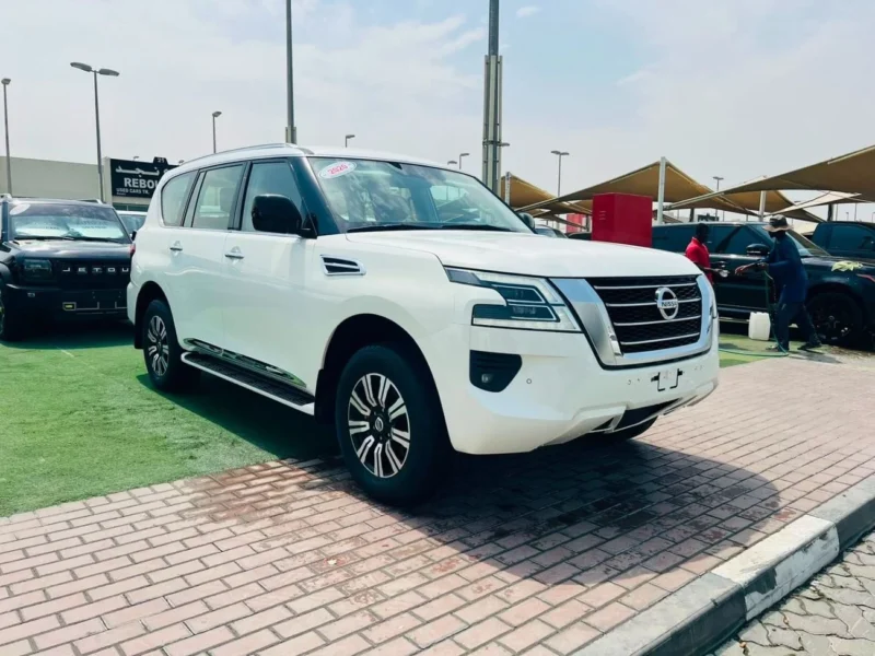 2020 Nissan Patrol SE T2 4.0 Litres V6 Petrol Engine White Tan SUV GCC Specs Automatic