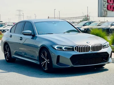 2024 BMW 3-Series 320i M SPORT 4 Cylinders Petrol Engine Grey Red Sedan GCC Specs