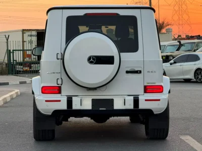 2023 Mercedes-Benz G-Class G 63 AMG 4.0L Bi-turbo V8 Petrol Engine White Brown SUV
