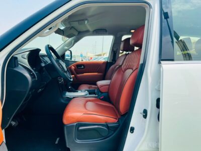 2020 Nissan Patrol SE T2 4.0 Litres V6 Petrol Engine White Tan SUV GCC Specs Automatic