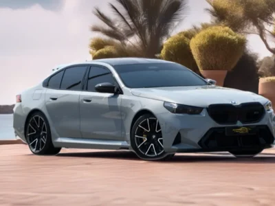 2025 BMW M5 Competition 8 Cylinders Hybrid Engine Grey Orange Sedan GCC Specs