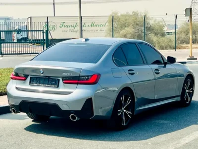 2024 BMW 3-Series 320i M SPORT 4 Cylinders Petrol Engine Grey Red Sedan GCC Specs