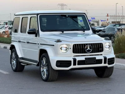 2023 Mercedes-Benz G-Class G 63 AMG 4.0L Bi-turbo V8 Petrol Engine White Brown SUV