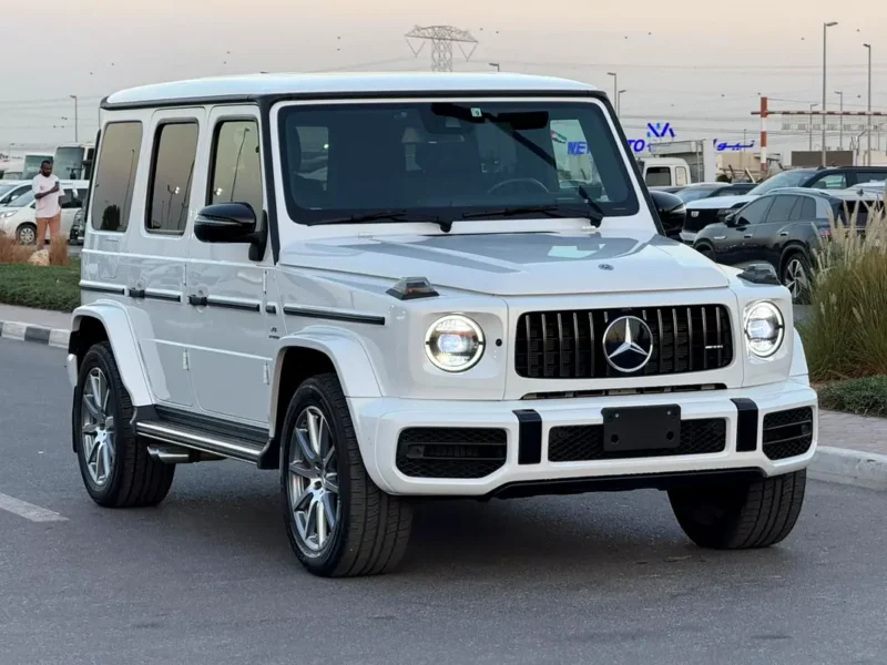 2023 Mercedes-Benz G-Class G 63 AMG 4.0L Bi-turbo V8 Petrol Engine White Brown SUV