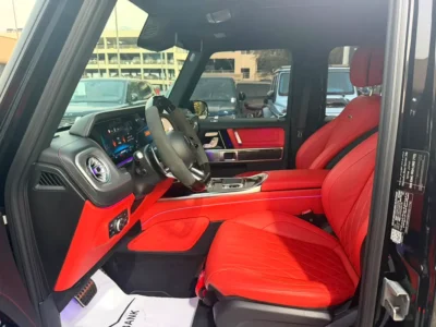 2025 Mercedes-Benz G-Class G 63 AMG 8 Cylinders Petrol Engine Black Red SUV GCC Specs