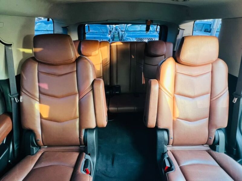 2018 Cadillac Escalade PLATINUM 6.2 Litres V8 Petrol Engine Black Tan SUV US Specs