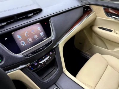 2017 Cadillac XT5 Luxury AWD 3.6 Litres 6 Cylinders Petrol Engine Gold Beige SUV GCC Specs