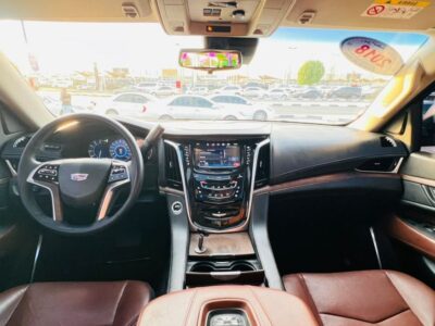 2018 Cadillac Escalade PLATINUM 6.2 Litres V8 Petrol Engine Black Tan SUV US Specs