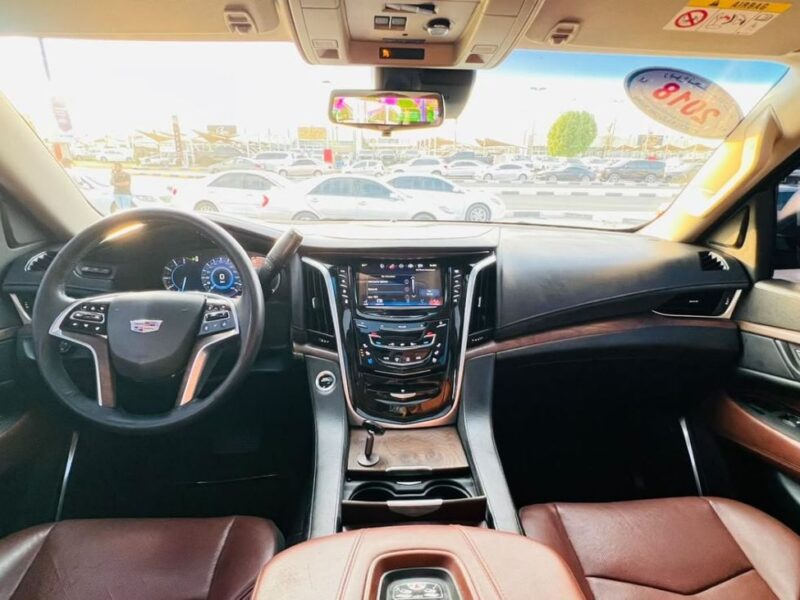 2018 Cadillac Escalade PLATINUM 6.2 Litres V8 Petrol Engine Black Tan SUV US Specs