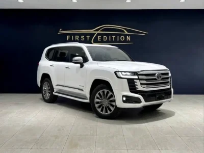 2026 Toyota Land Cruiser VXR 3.5L 6 Cylinders Hybrid Engine White Red SUV GCC Specs