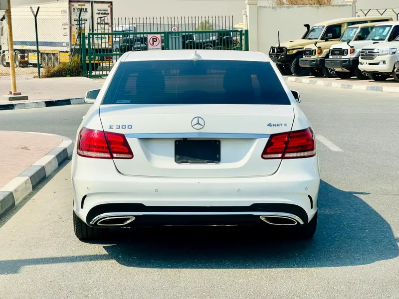 2014 Mercedes-Benz E-Class E 300 4MATIC 6 Cylinders Petrol Engine White Black Sedan