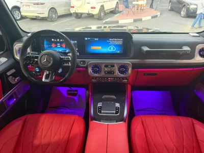 2025 Mercedes-Benz G-Class G 63 AMG 8 Cylinders Petrol Engine Black Red SUV GCC Specs