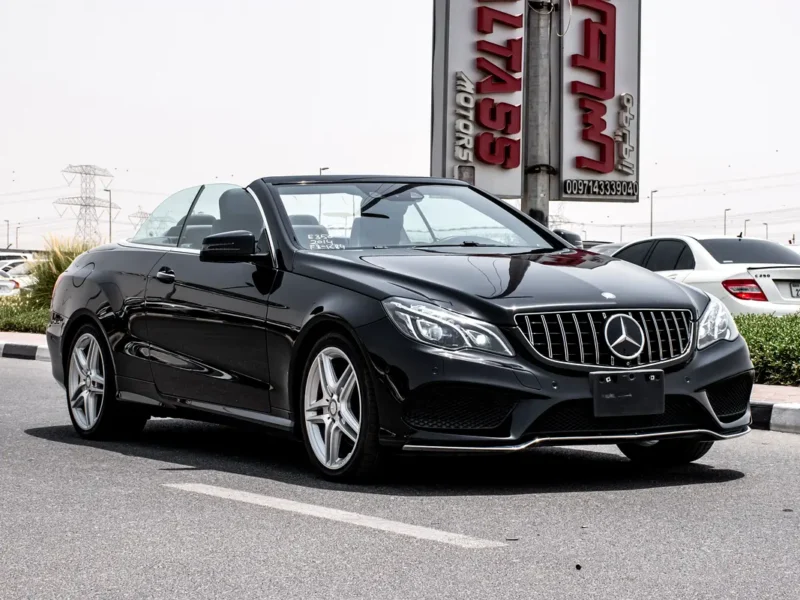 2014 Mercedes-Benz E-Class E 350 6 Cylinders Petrol Engine Black Soft Top Convertible