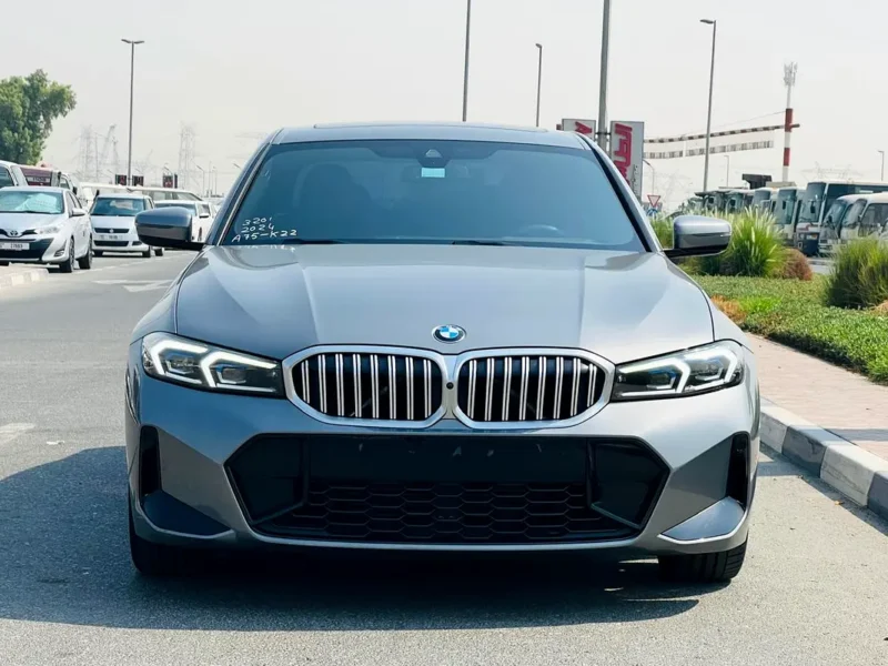 2024 BMW 3-Series 320i M SPORT 4 Cylinders Petrol Engine Grey Red Sedan GCC Specs