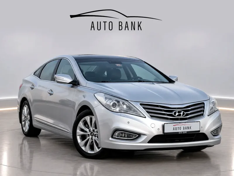 2013 Hyundai Azera Premium 6 Cylinders Petrol Engine Grey Brown Sedan GCC Specs