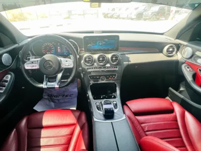 2019 Mercedes-Benz C-Class C43 AMG twin-turbo V6 Petrol Engine Black Red Sedan