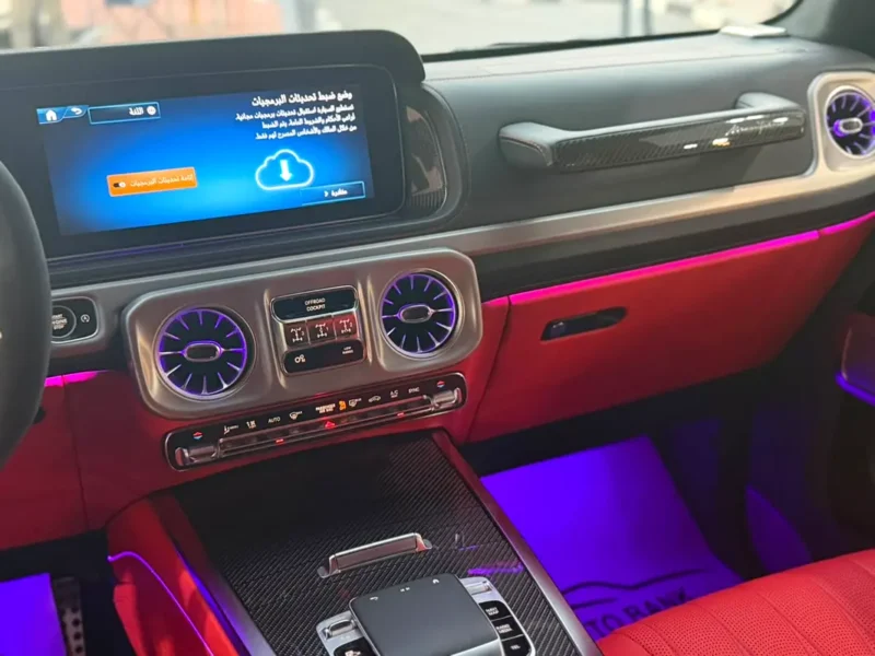2025 Mercedes-Benz G-Class G 63 AMG 8 Cylinders Petrol Engine Black Red SUV GCC Specs