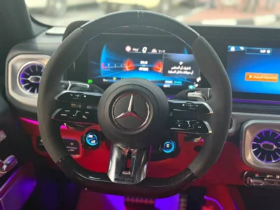 2025 Mercedes-Benz G-Class G 63 AMG 8 Cylinders Petrol Engine Black Red SUV GCC Specs